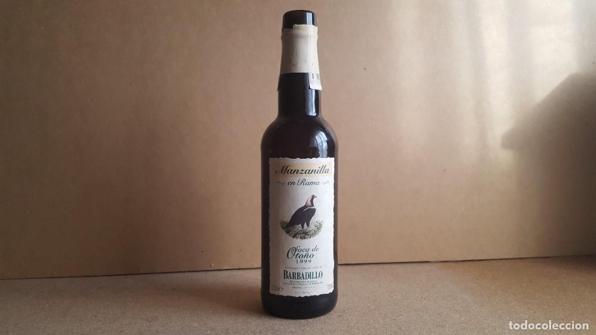 Coleccionismo de vinos y licores: Botella/botell&iacute;n manzanilla en rama Saca de Oto&ntilde;o 1999. Barbadillo. 37,5cl. VAC&Iacute;A.