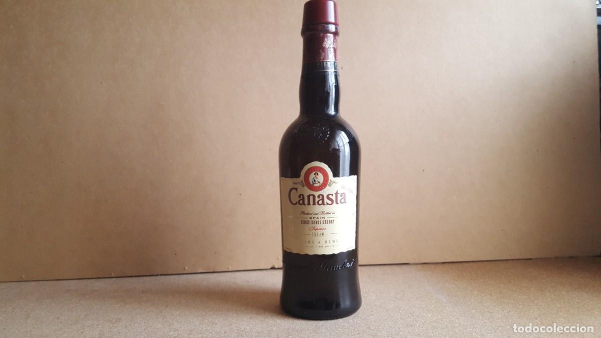 Coleccionismo de vinos y licores: Botella/botell&iacute;n) vino dulce oloroso/solera, Canasta. 37,5cl. VAC&Iacute;A.