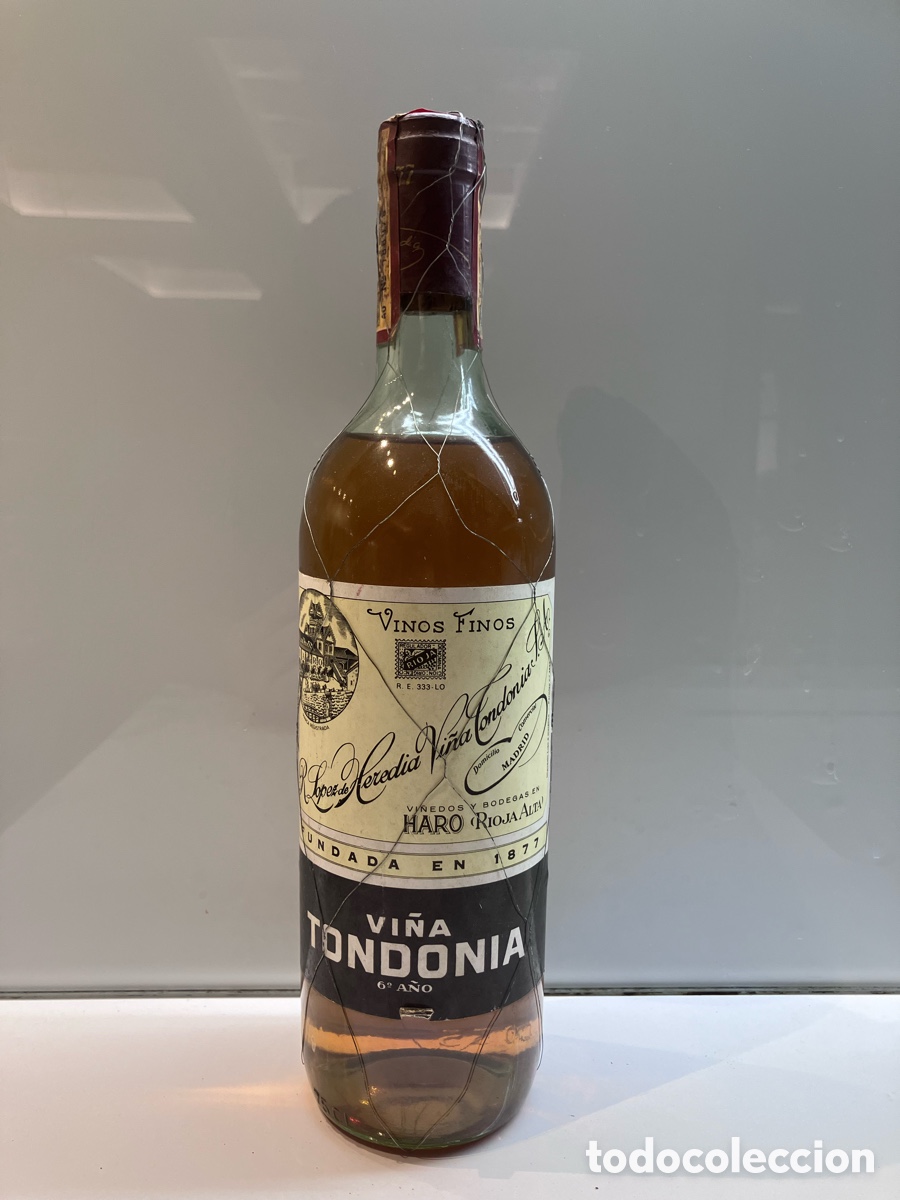 Coleccionismo de vinos y licores: Vi&ntilde;a tondonia blanco 1983