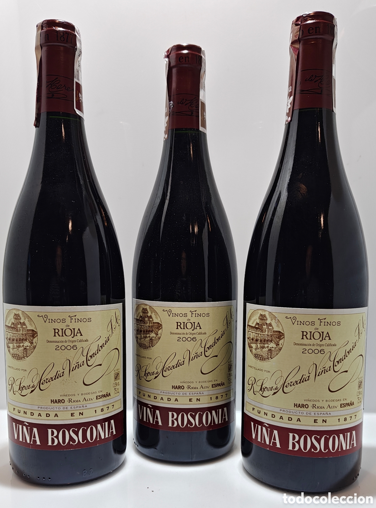Coleccionismo de vinos y licores: 2006 Vi&ntilde;a Bosconia Reserva Bodegas L&oacute;pez Heredia