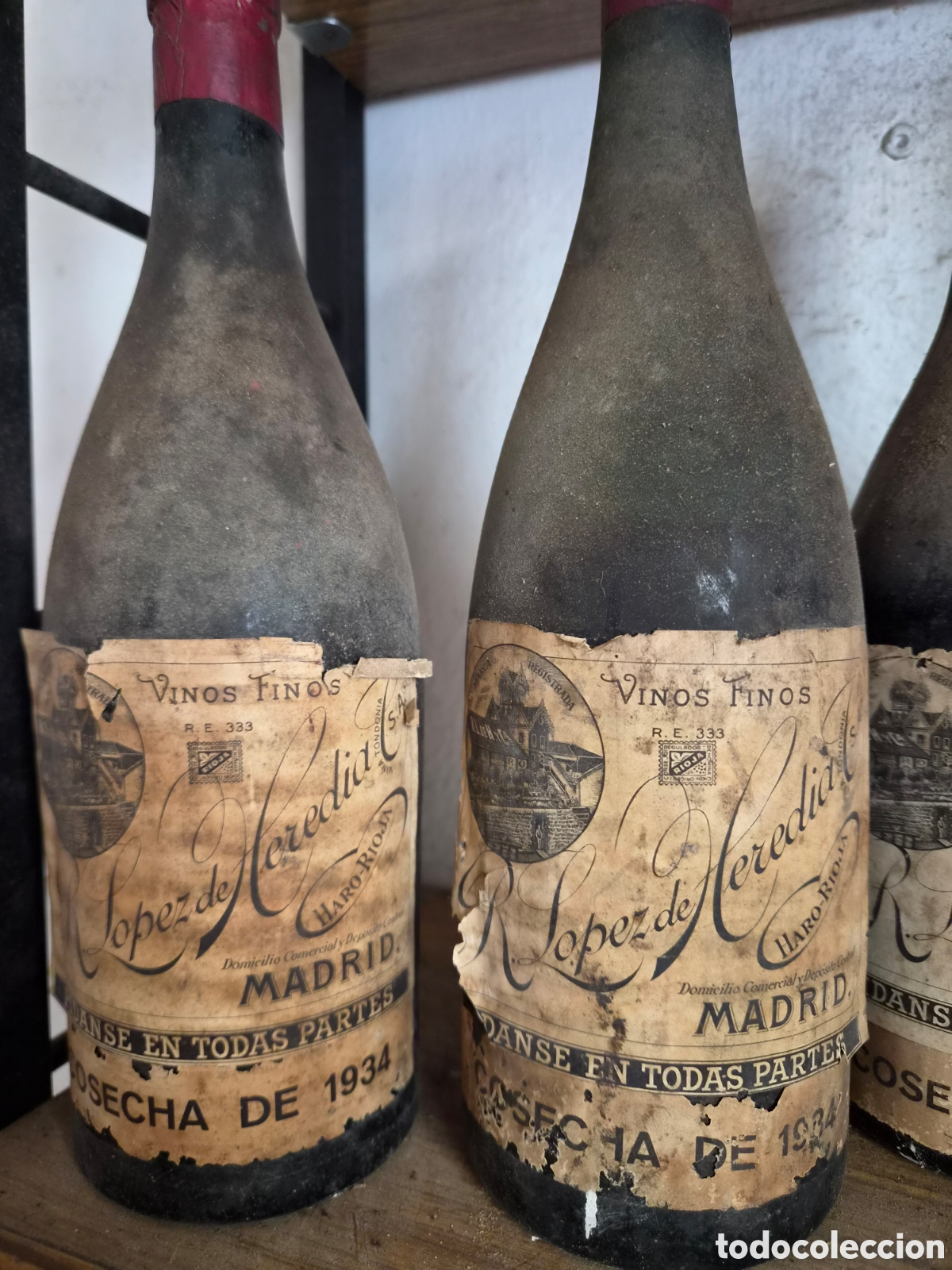 Coleccionismo de vinos y licores: 4 botellas Lopez de Heredia - Foto 3