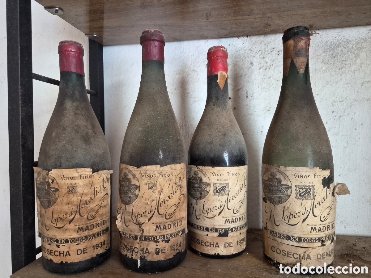 Coleccionismo de vinos y licores: 4 botellas Lopez de Heredia