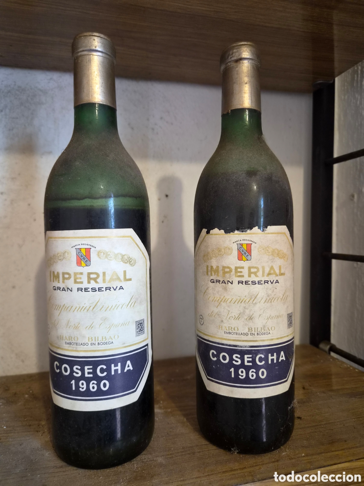 Coleccionismo de vinos y licores: Cune Imperial Gran reserva Cosecha 1960