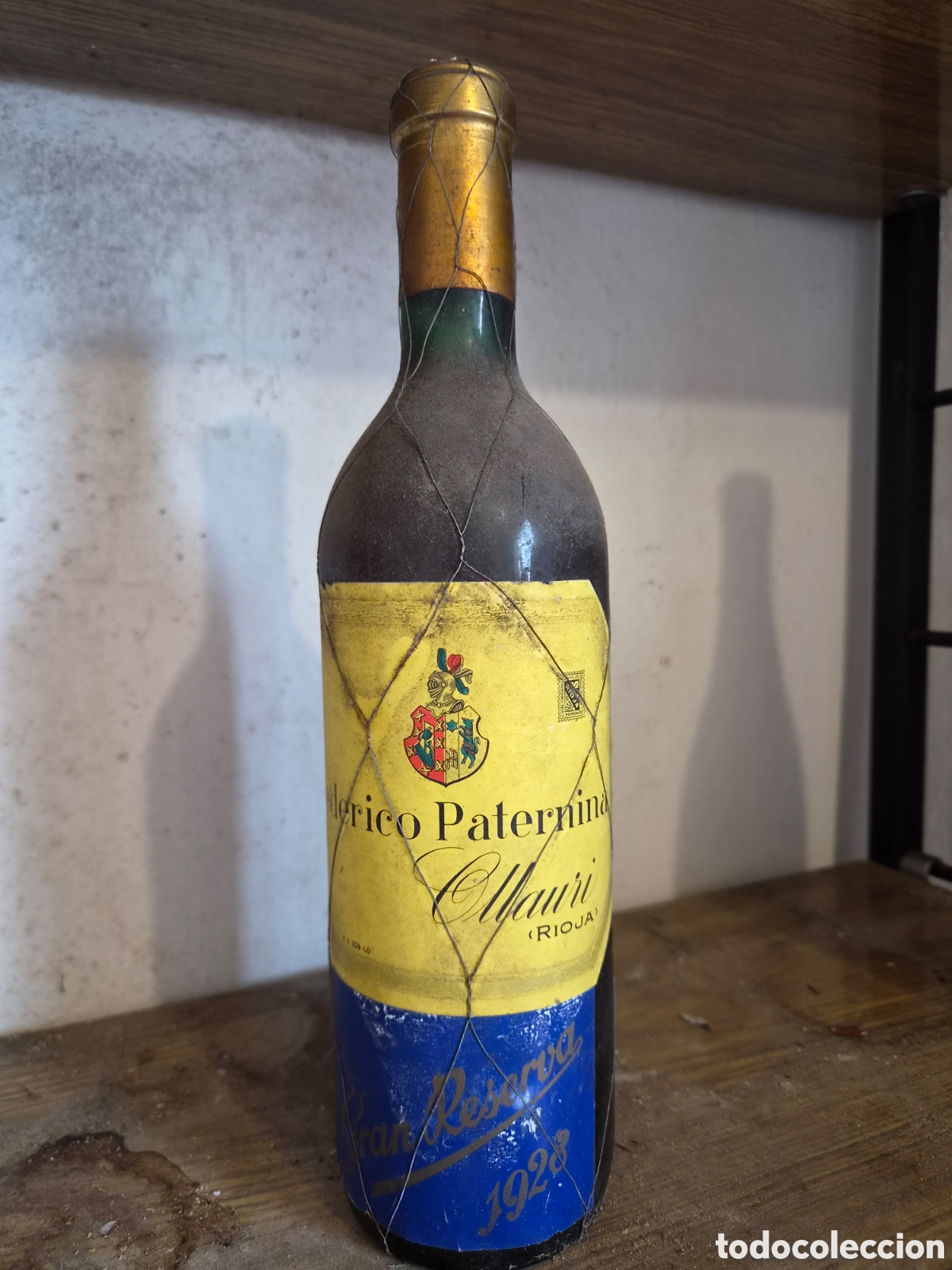 Coleccionismo de vinos y licores: Federico Paternina - Gran reserva 1928