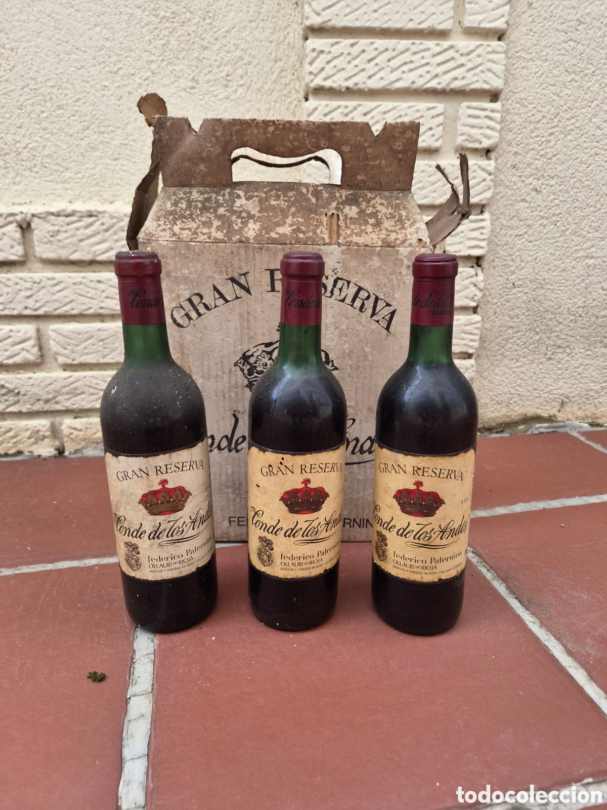 Coleccionismo de vinos y licores: Conde los Andes - Gran Reserva - Estuche Original.