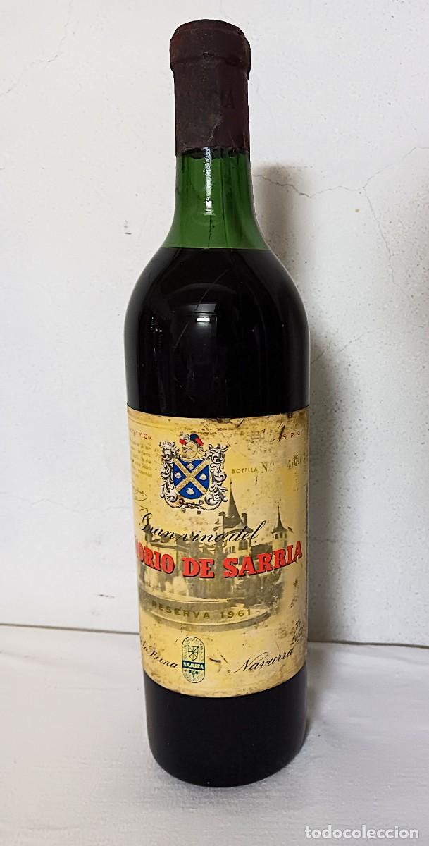 Coleccionismo de vinos y licores: BOTELLA VINO SE&Ntilde;OR&Iacute;O DE SARRIA RESERVA 1961