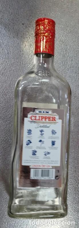 Coleccionismo de vinos y licores: Gin Clipper (Botella) - Foto 2
