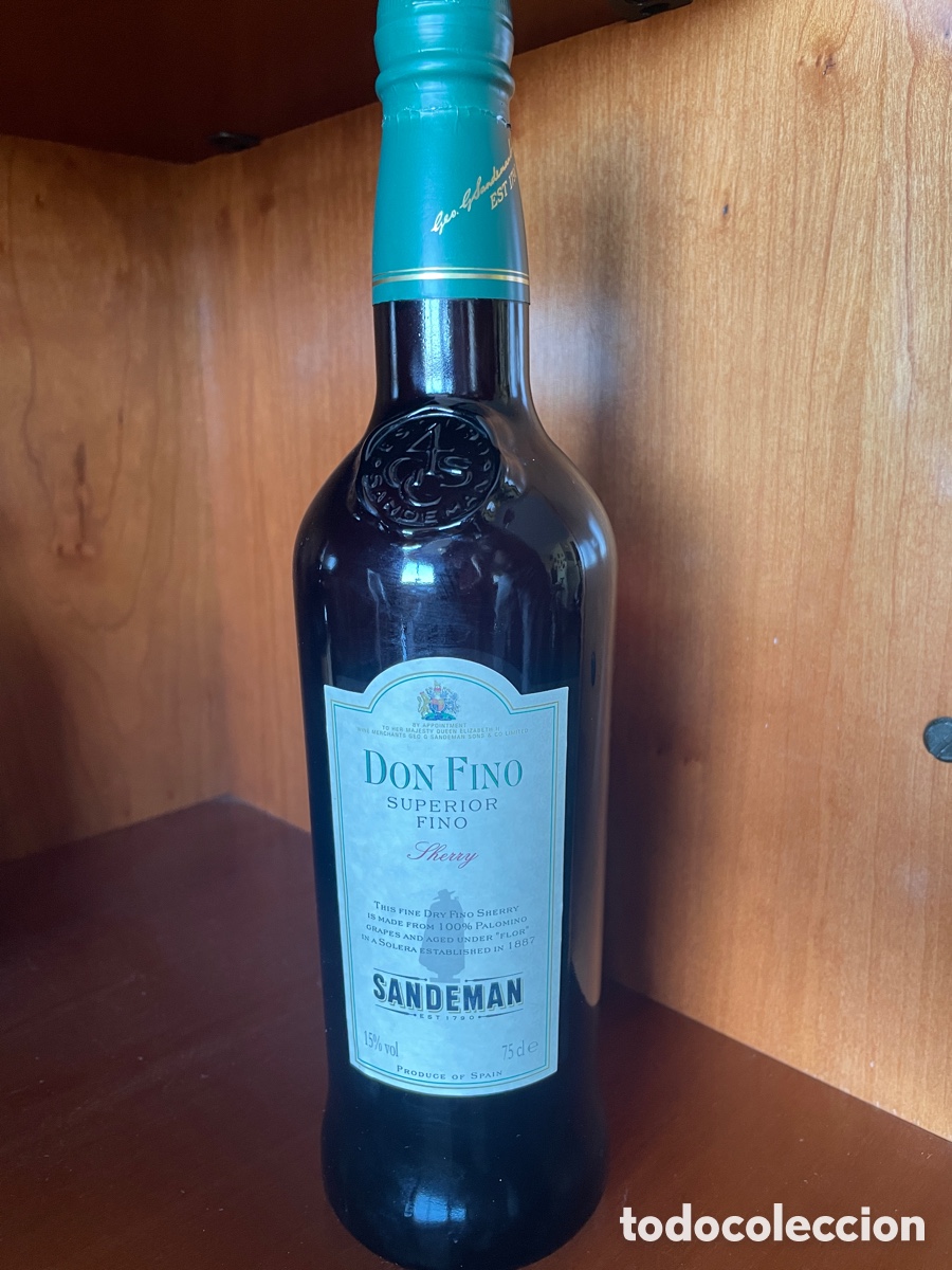 Coleccionismo de vinos y licores: Sandeman Fino Sherry