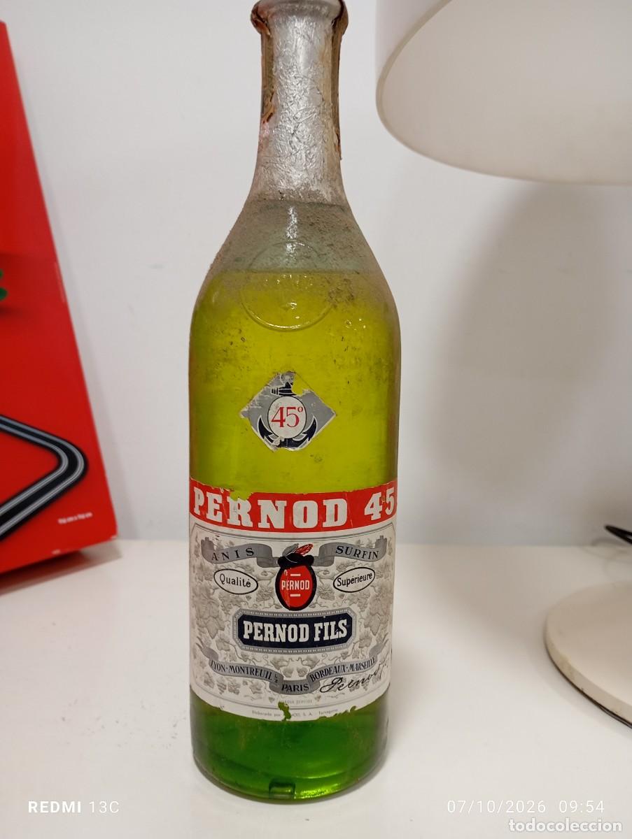 Coleccionismo de vinos y licores: BOTELLA PERNOD FILS - TARRAGONA - 45&ordm; SELLADA - Foto 1