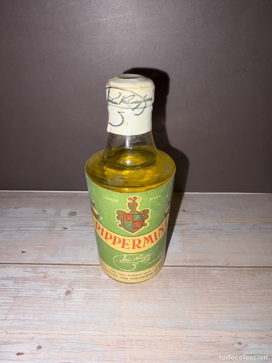 Coleccionismo de vinos y licores: BOTELL&Iacute;N. PIPPERMINT. JUAN RODRIGUEZ, LINARES.