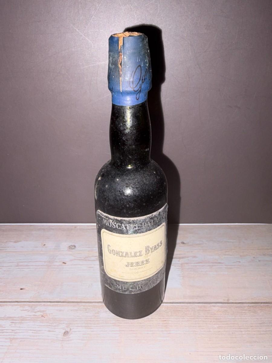 Coleccionismo de vinos y licores: BOTELL&Iacute;N. MOSCATEL PALACIO. GONZALEZ BYASS. JEREZ