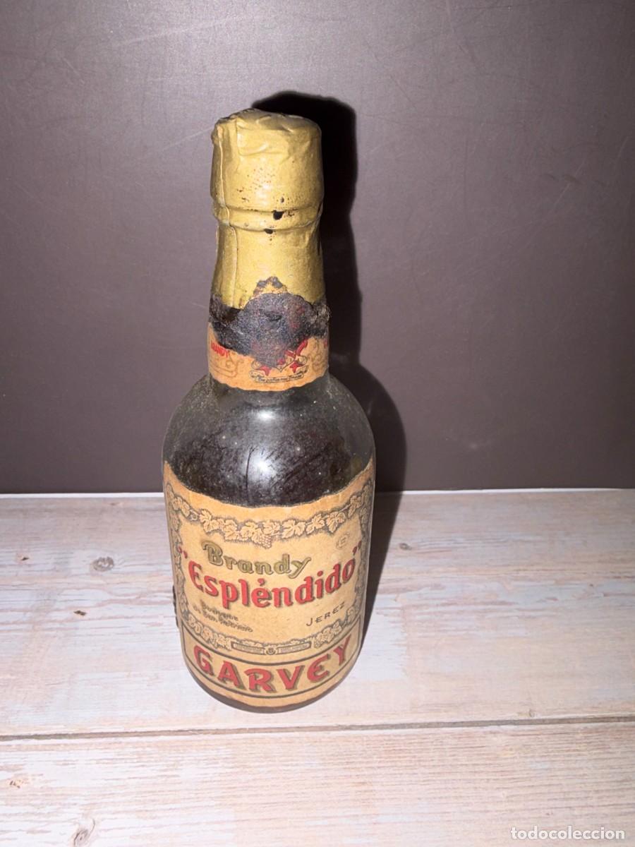 Coleccionismo de vinos y licores: BOTELL&Iacute;N. BRANDY ESPL&Eacute;NDIDO. GARVEY. JEREZ