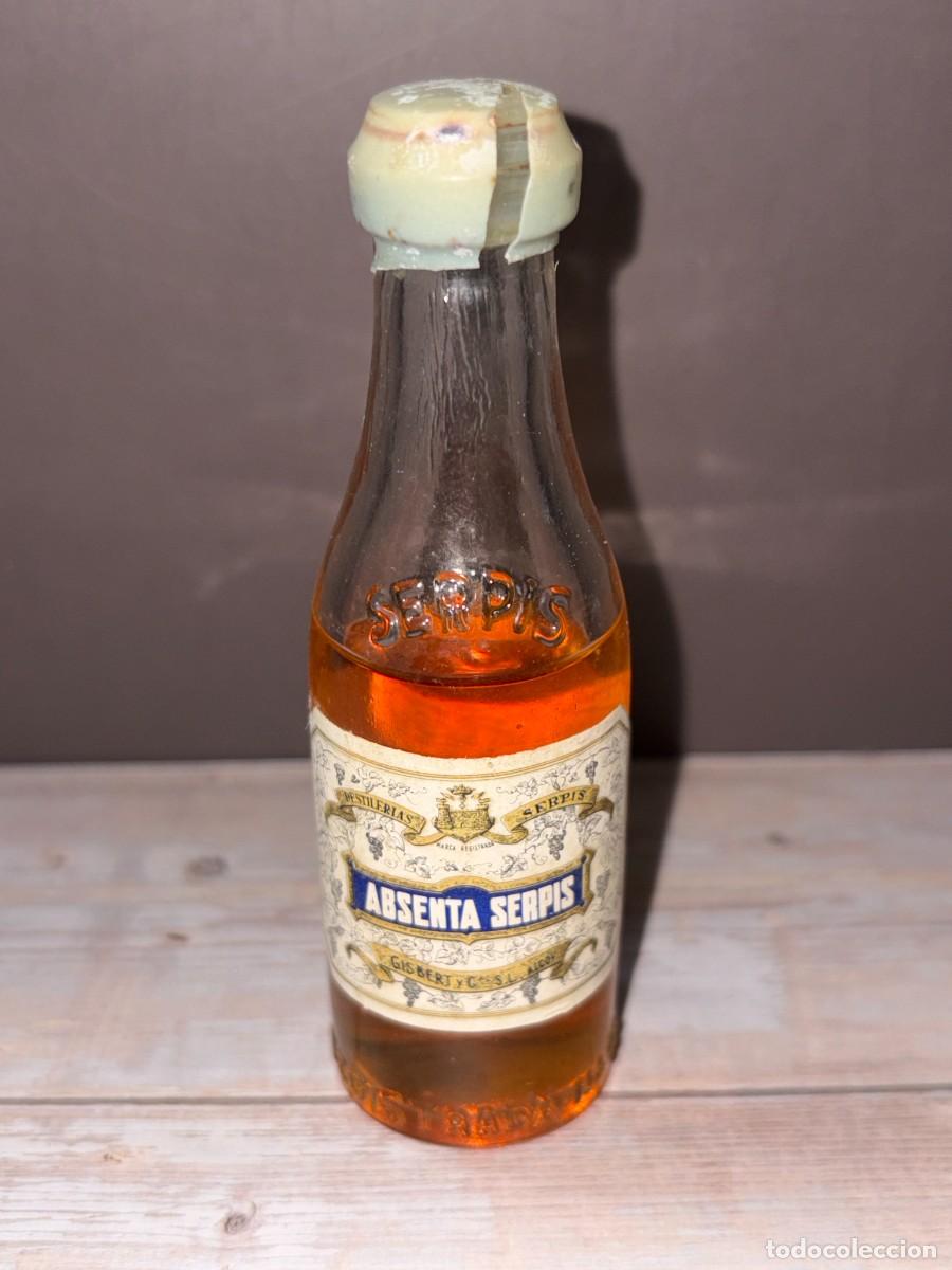 Coleccionismo de vinos y licores: BOTELL&Iacute;N. ABSENTA SERPIS. GISBERT Y CIA.
