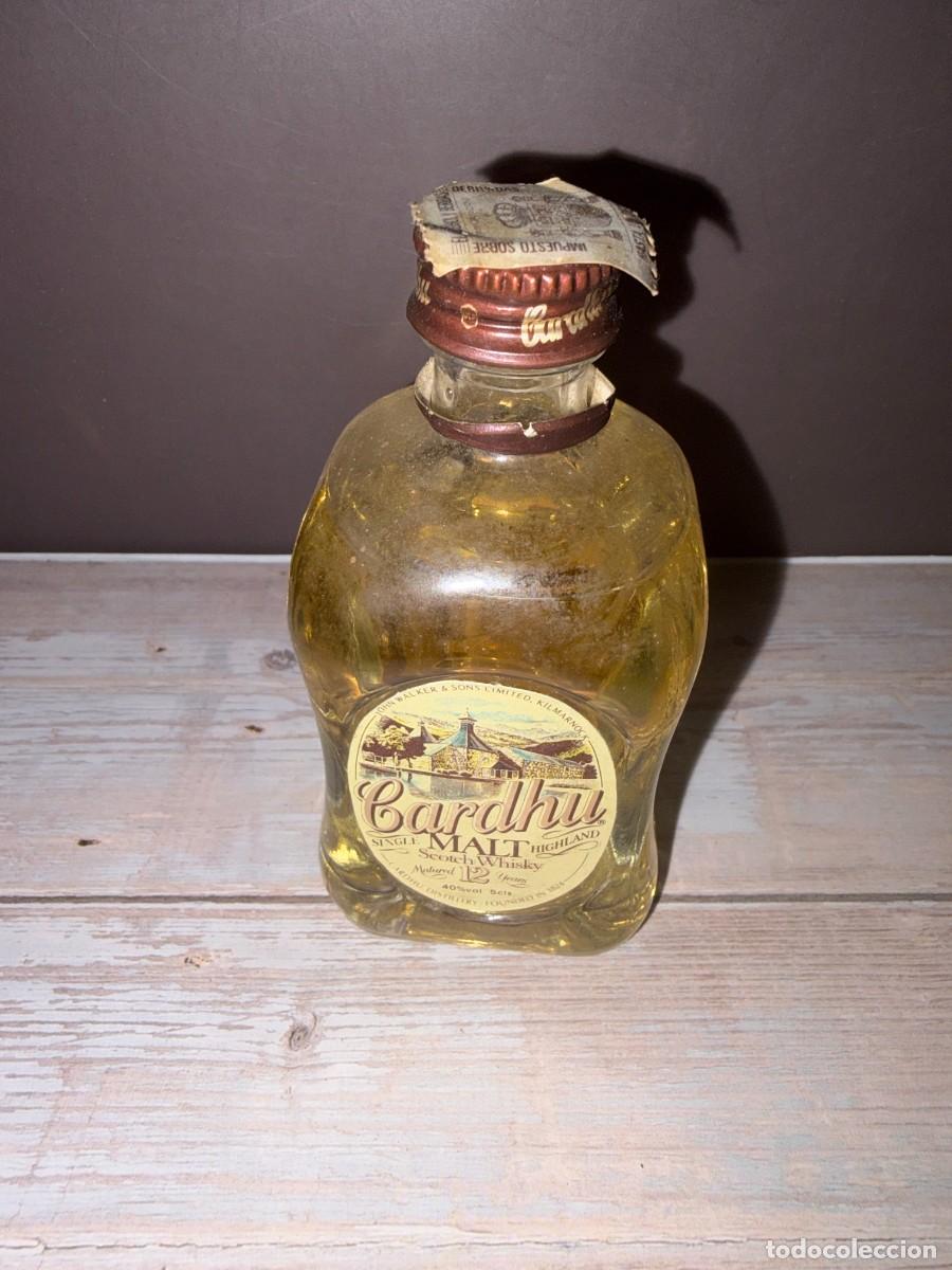 Collectionnisme de vins et liqueurs: BOTELL&Iacute;N. CARDHU. MALT. SCOTCH WHISKEY