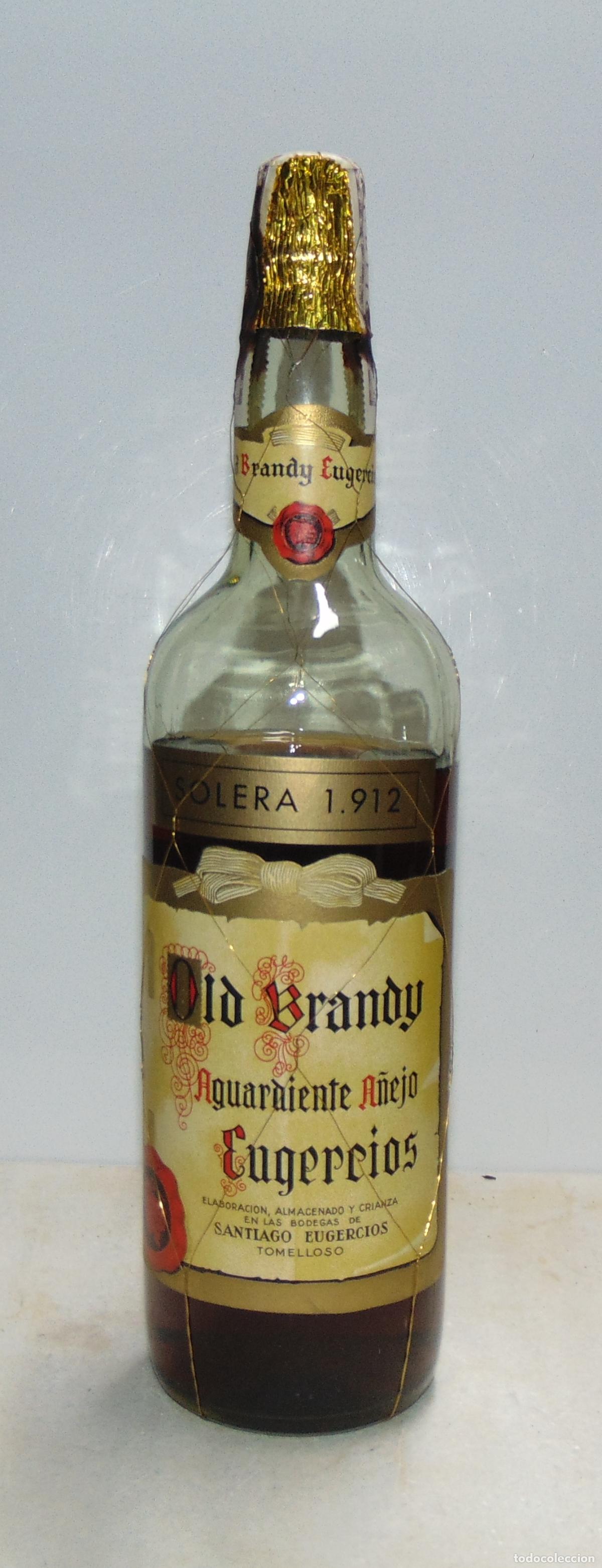 Coleccionismo de vinos y licores: BOTELLA OLD BRANDY 1912, TOMELLOSO EXTRACCION LIMITADA