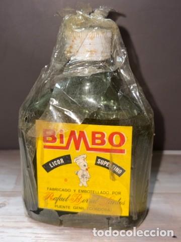 Coleccionismo de vinos y licores: BOTELL&Iacute;N. BIMBO. LICOR SUPERFINO. RAFAEL BERRAL SANTOS. CORDOBA