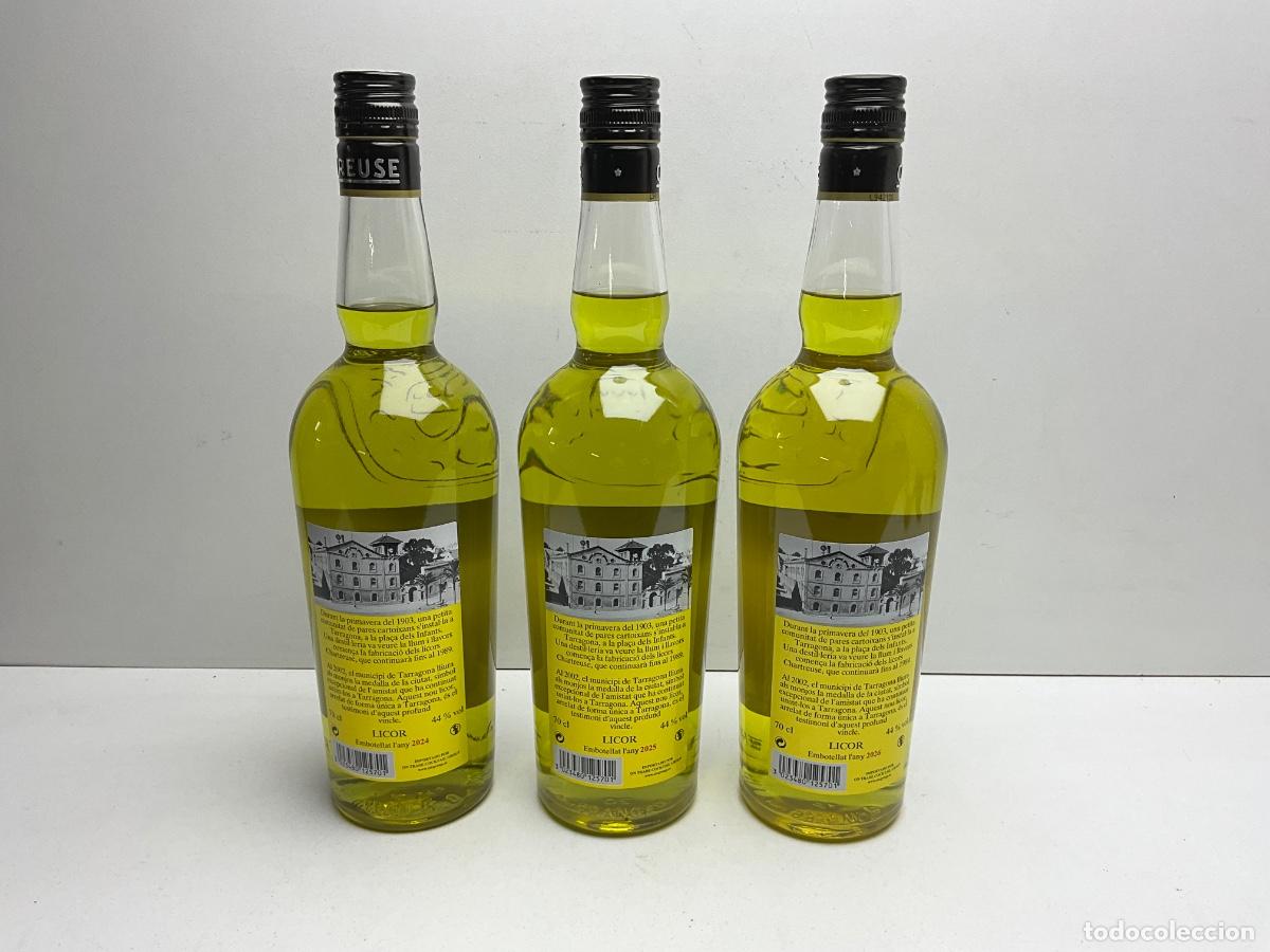Coleccionismo de vinos y licores: CHARTREUSE 3 BOTELLAS TAU - TAU 2024-2025-2026 - BOTELLAS DE 70 cl - EDICION LIMITADA TARRAGONA