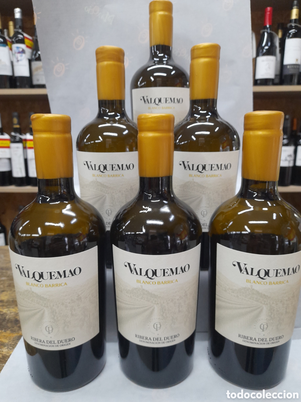 Colecionismo de vinhos e licores: VALQUEMAO. PACK 6 Botellas BLANCO con 6 meses en Barrica.