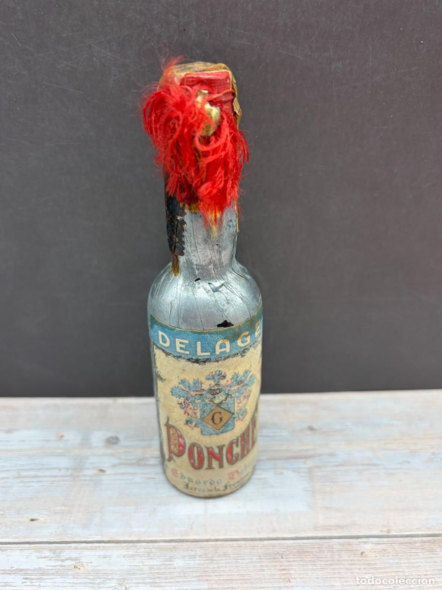 Coleccionismo de vinos y licores: BOTELL&Iacute;N. PONCHE. DELAGE. JEREZ.