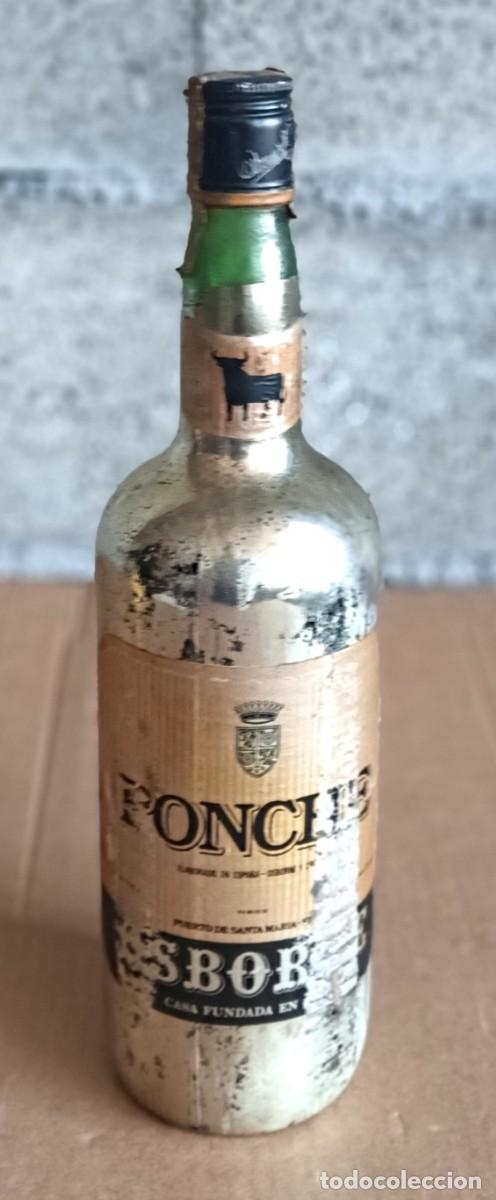 Coleccionismo de vinos y licores: Botella llena -- PONCHE OSBORNE - 1 L