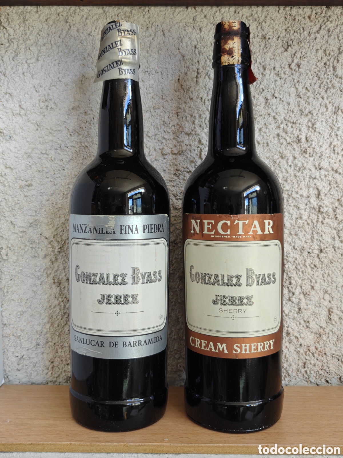 Sammlung von Weinen und Lik&ouml;ren: 2 Botellas Jerez Gonz&aacute;lez Byass Antiguas
