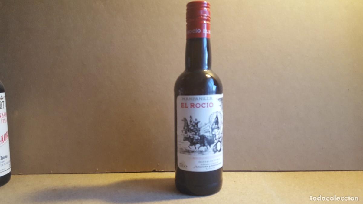 Coleccionismo de vinos y licores: Botella/botell&iacute;n manzanilla El Roc&iacute;o. 37,5cl. Vac&iacute;a.
