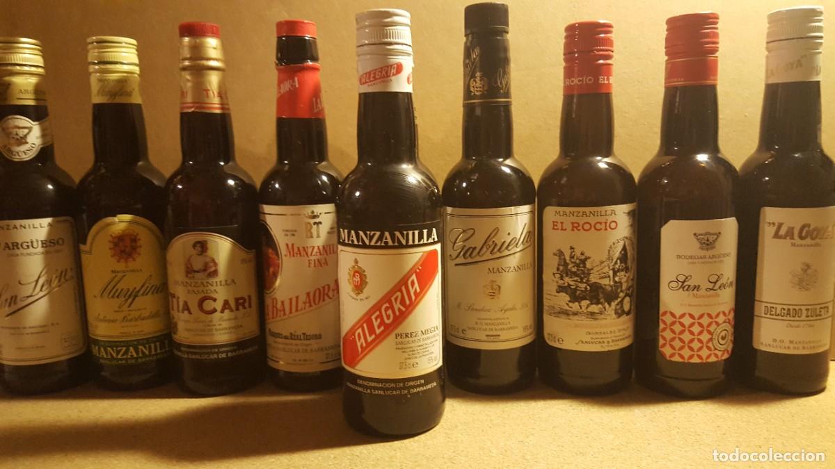 Coleccionismo de vinos y licores: Botella/botell&iacute;n manzanilla Alegr&iacute;a. 37,5cl. Vac&iacute;a.