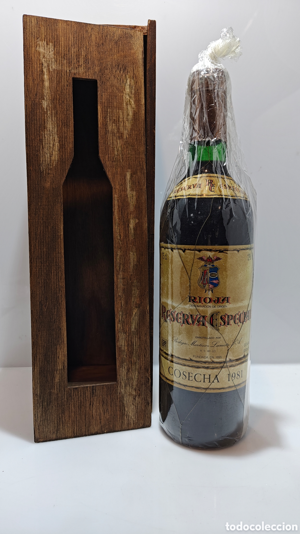 Coleccionismo de vinos y licores: 1981 Mart&iacute;nez Lacuesta Gran Reserva Especial