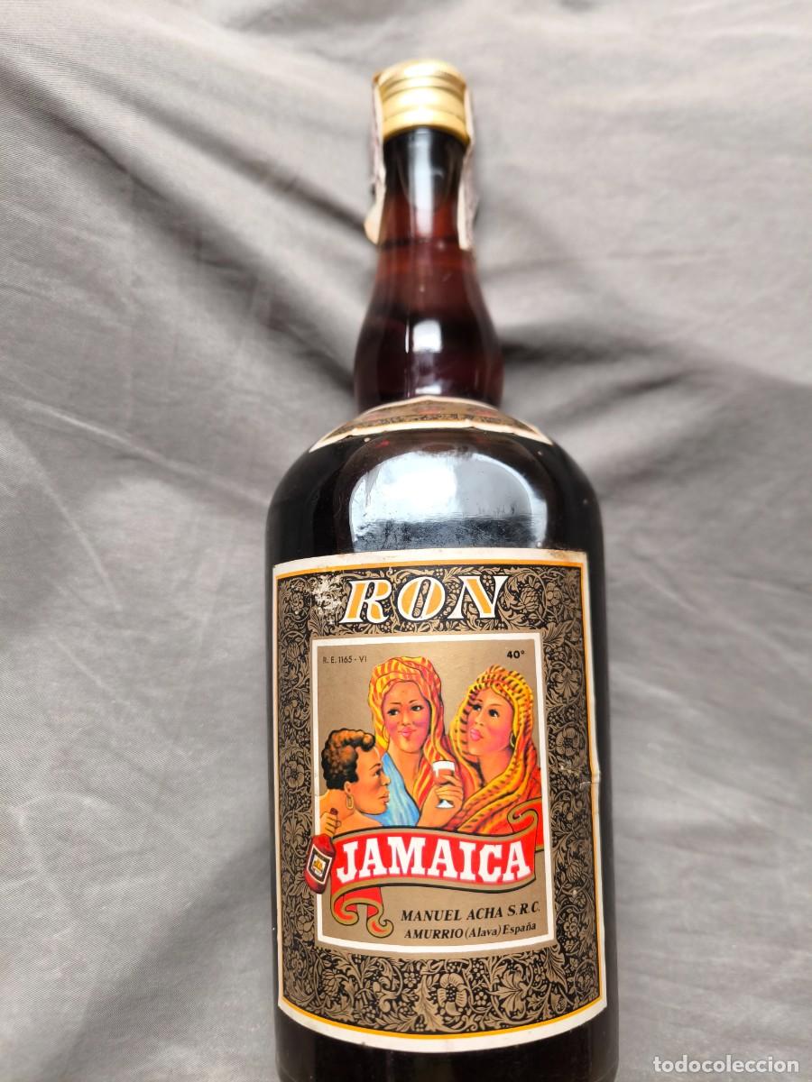 Coleccionismo de vinos y licores: RON JAMAICA Manuel Acha S. R. C. Amurrio