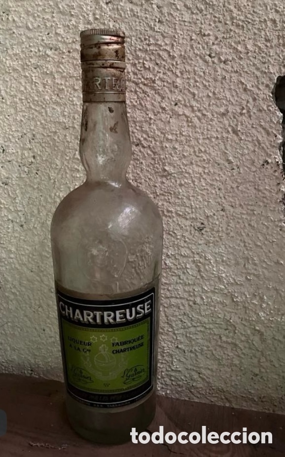 Coleccionismo de vinos y licores: Botella vacia chartreuse - Foto 1
