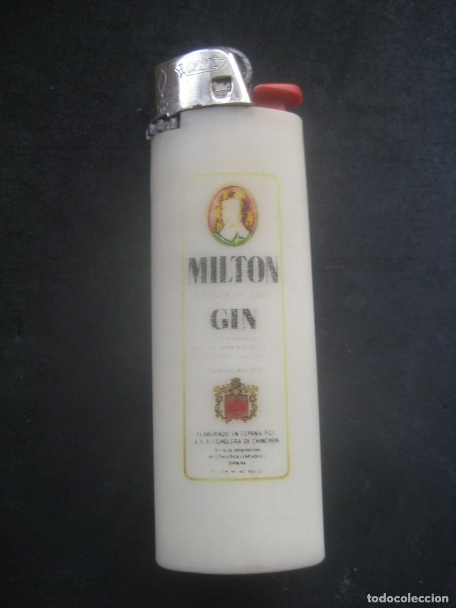 Coleccionismo de vinos y licores: MECHERO, ENCENDEDOR GINEBRA GIN MILTON N&ordm;2