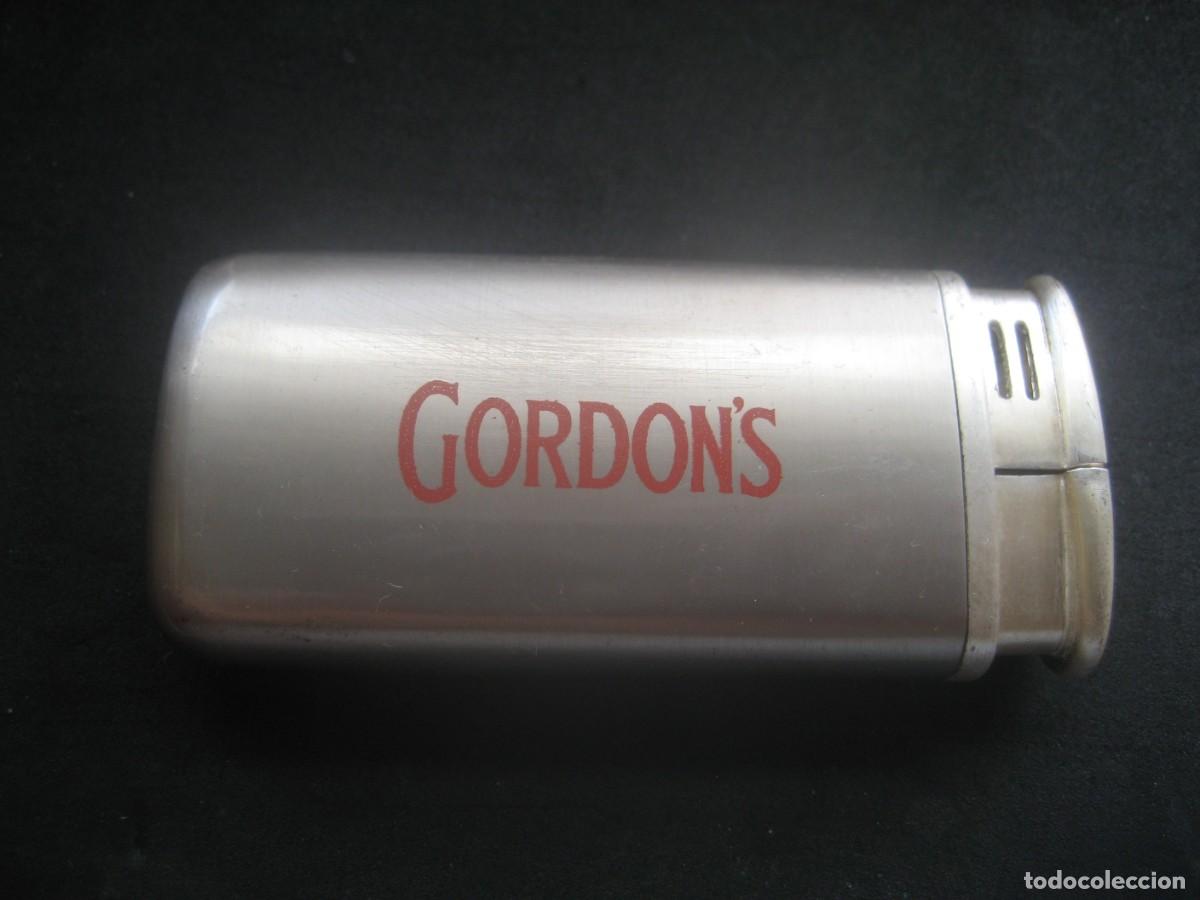 Coleccionismo de vinos y licores: MECHERO, ENCENDEDOR GINEBRA GIN GORDON'S N&ordm;2