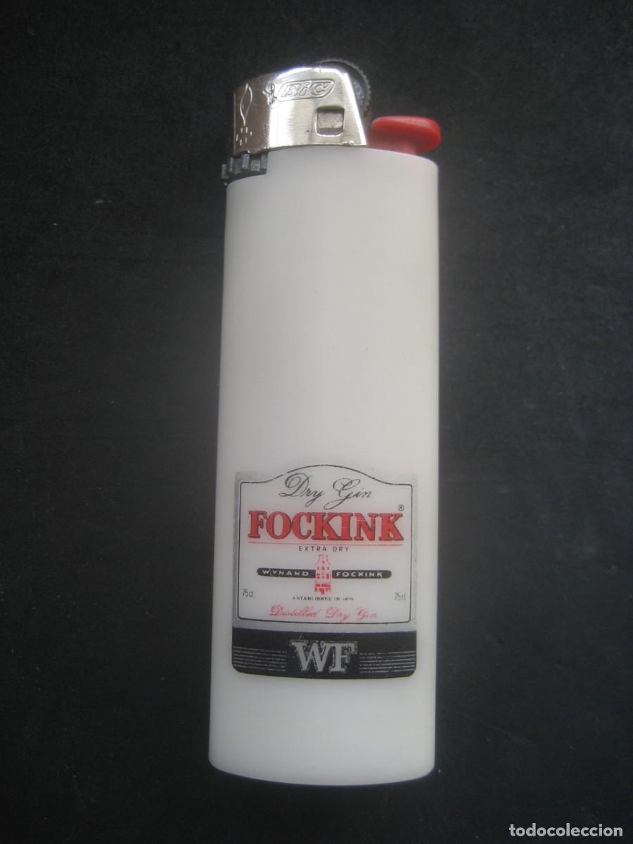 Coleccionismo de vinos y licores: MECHERO, ENCENDEDOR GINEBRA GIN FOCKINK