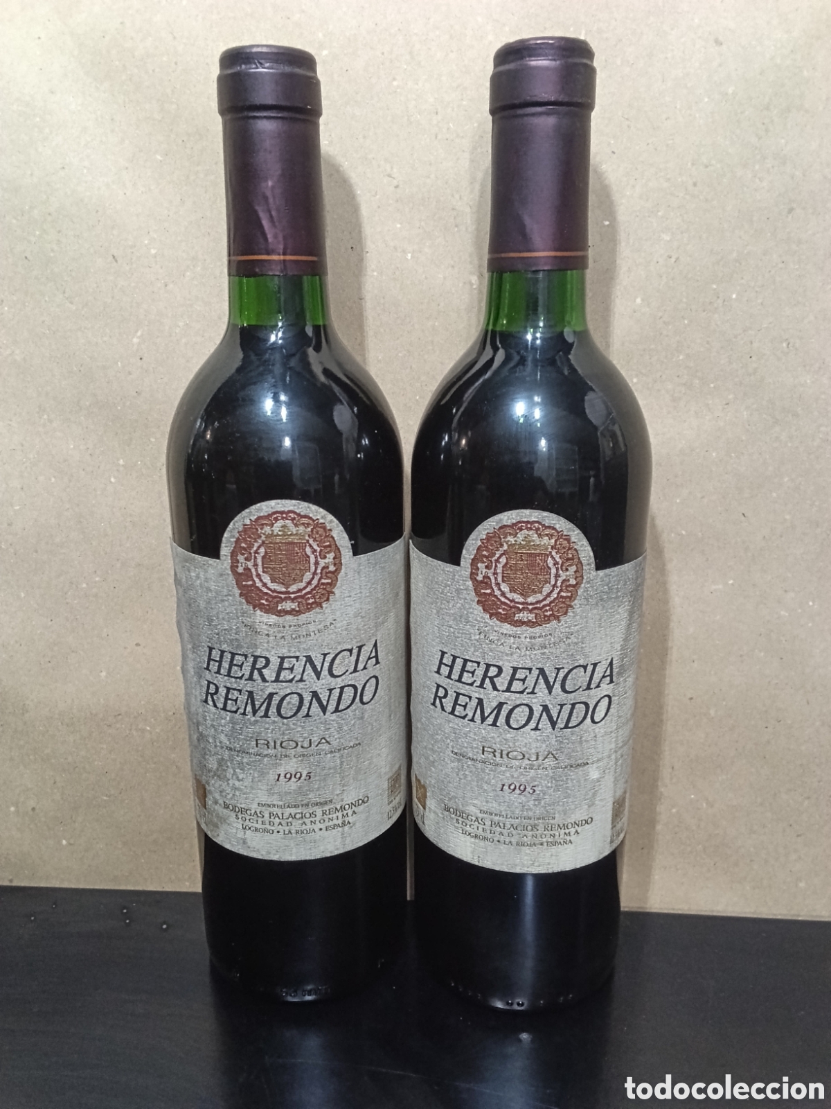 Coleccionismo de vinos y licores: Herencia Remondo,crianza a&ntilde;ada de 1995.