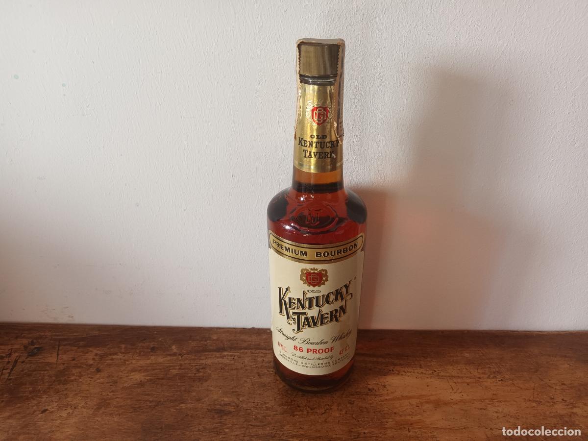 Collection of wines and liquors: BOTELLA OLD KENTUCKY TAVERN 86 PROOF BOURBON WHISKY 0.75 L