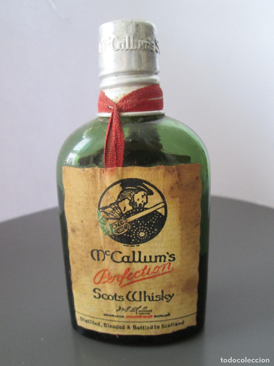 Collezionismo di vini e liquori: BOTELLIN MINIATURA LICOR - MC CALLUM'S PERFECTION - SCOTS WHISKY - MEDIA