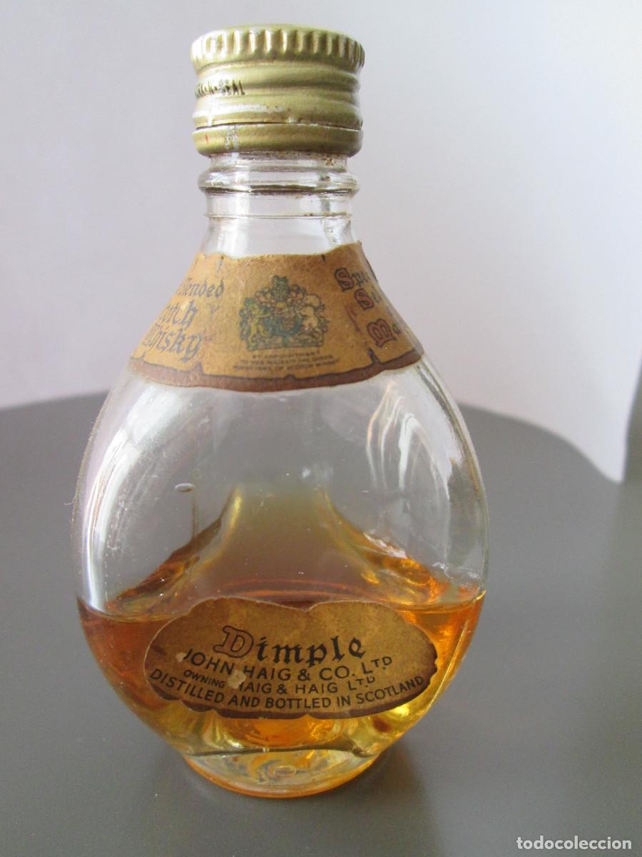 Collezionismo di vini e liquori: BOTELLIN MINIATURA LICOR - DIMPLE - OLD BLENDED SCOTCH WHISKY - CASI VACIA