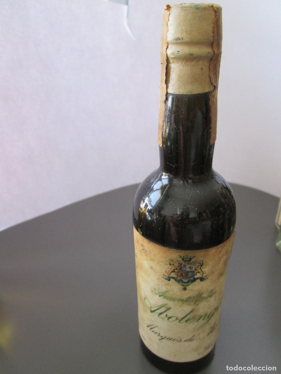 Coleccionismo de vinos y licores: BOTELLIN MINIATURA LICOR - MARQUES DE MISA - ABOLENGO - AMONTILLADO - LLENA