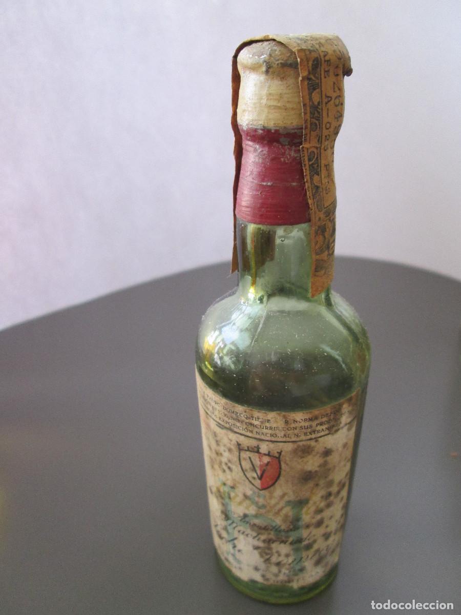 Coleccionismo de vinos y licores: BOTELLIN MINIATURA LICOR - AMONTILLADO MACHARNUDO - PEDRO DOMECQ - JEREZ DE LA FRONTERA - MEDIA