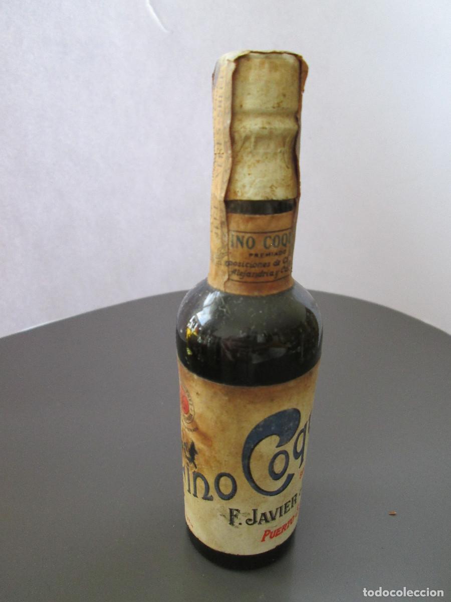 Coleccionismo de vinos y licores: BOTELLIN MINIATURA LICOR - FINO COQUIN - SOLERA ESPECIAL - JAVIER JIMENEZ - PUERTO STA MARIA