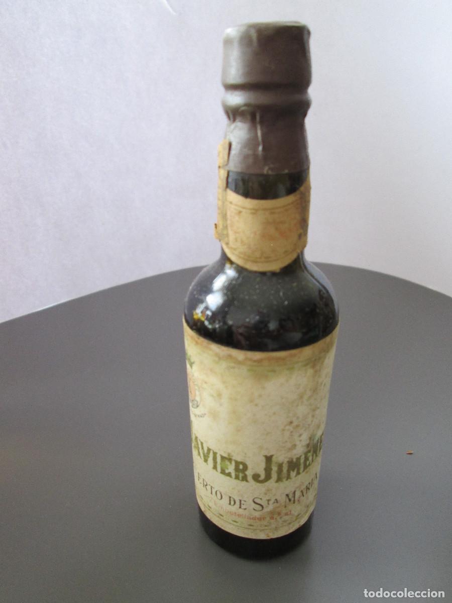 Coleccionismo de vinos y licores: BOTELLIN MINIATURA LICOR - F. JAVIER JIMENEZ - PUERTO DE STA MARIA