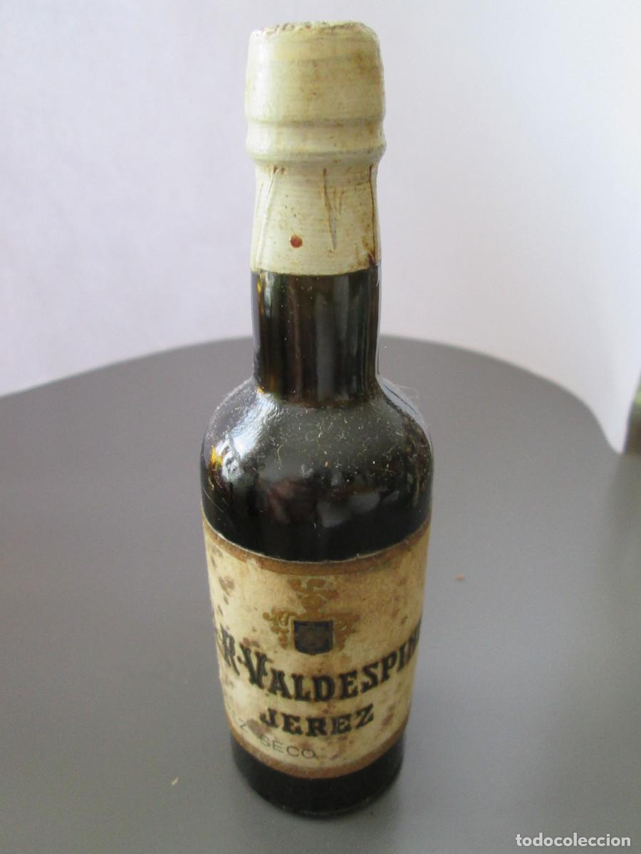 Coleccionismo de vinos y licores: BOTELLIN MINIATURA LICOR -A.R. VALDESPINO - JEREZ - JEREZ SECO