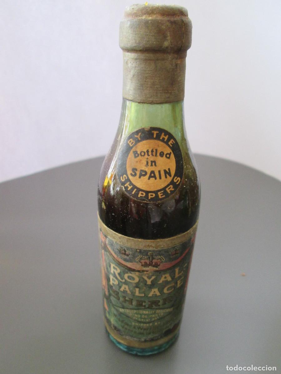Coleccionismo de vinos y licores: BOTELLIN MINIATURA LICOR - ROYAL PALACE - SHERRY - JEREZ DE LA FRONTERA -