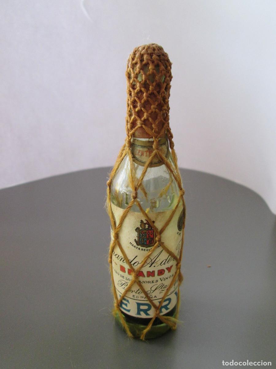 Coleccionismo de vinos y licores: BOTELLIN MINIATURA LICOR - BRANDY - FERNANDO A DE TERRY