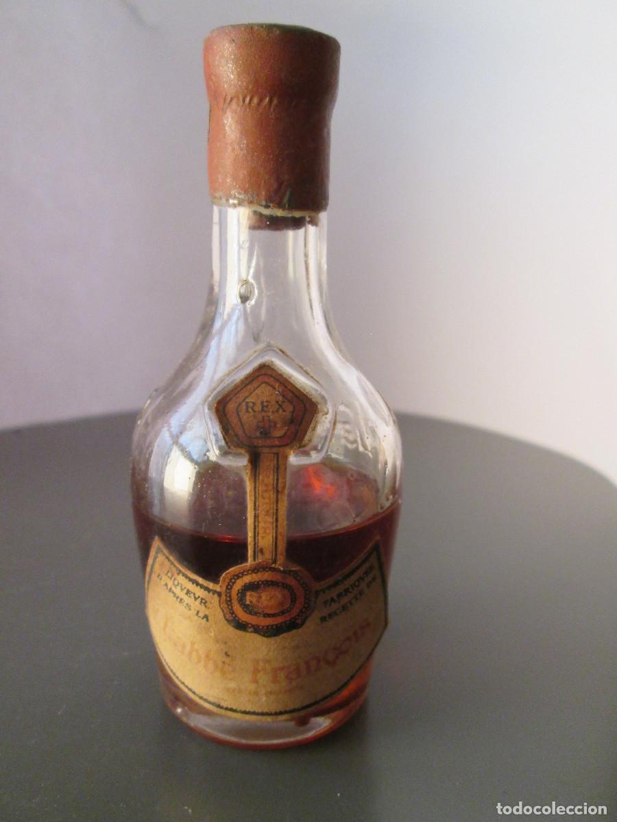 Coleccionismo de vinos y licores: BOTELLIN MINIATURA LICOR - LICOR CON LA RECETA DE TRABBE FRAN&Ccedil;OIS - MEDIA
