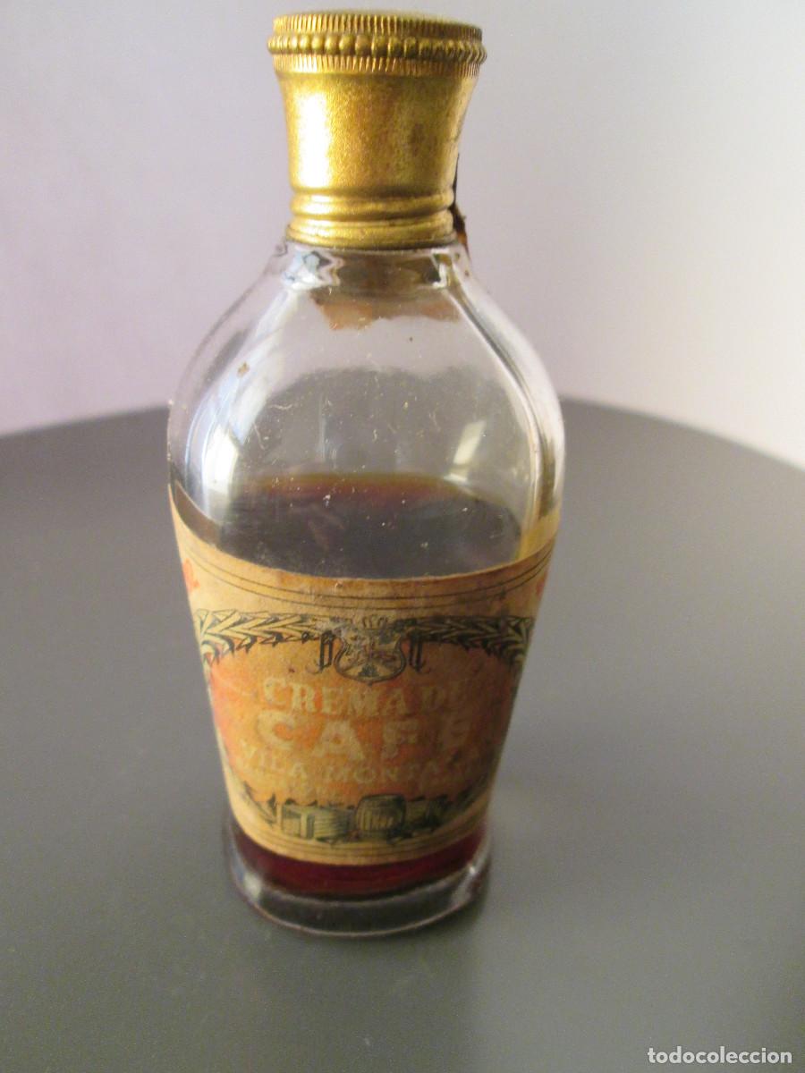 Coleccionismo de vinos y licores: BOTELLIN MINIATURA LICOR - CREMA DE CAFE - VILAMONTA&Ntilde;A