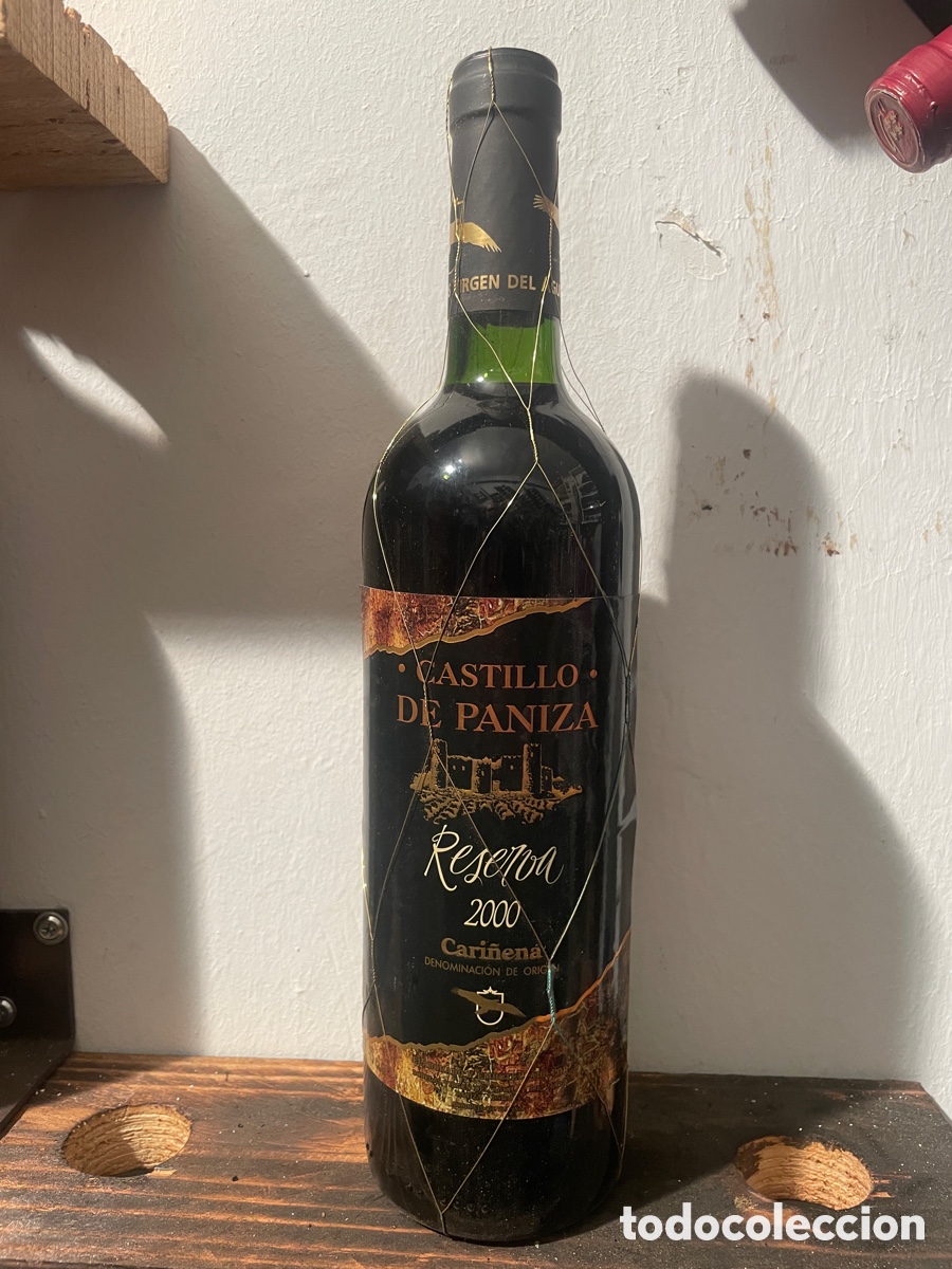 Collectionnisme de vins et liqueurs: Vino Castillo de Paniza Reserva 2000