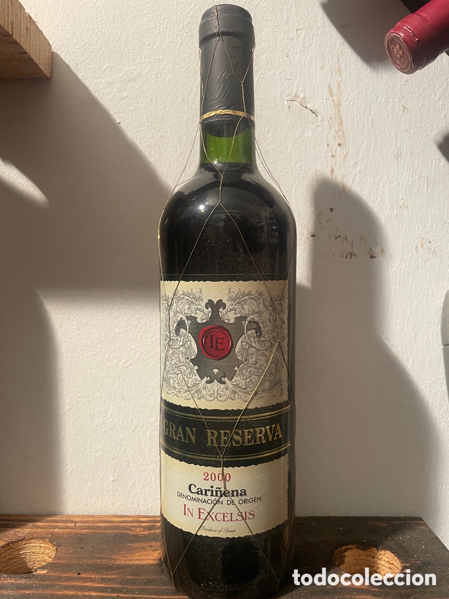 Collectionnisme de vins et liqueurs: Vino Cari&ntilde;ena IN EXCELSIS Gran reserva 2000