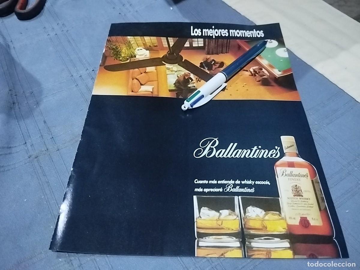 Collection of wines and liquors: WHISKY BALLANTINE'S CLIPPING ANUNCIO PUBLICIDAD REVISTA 1990