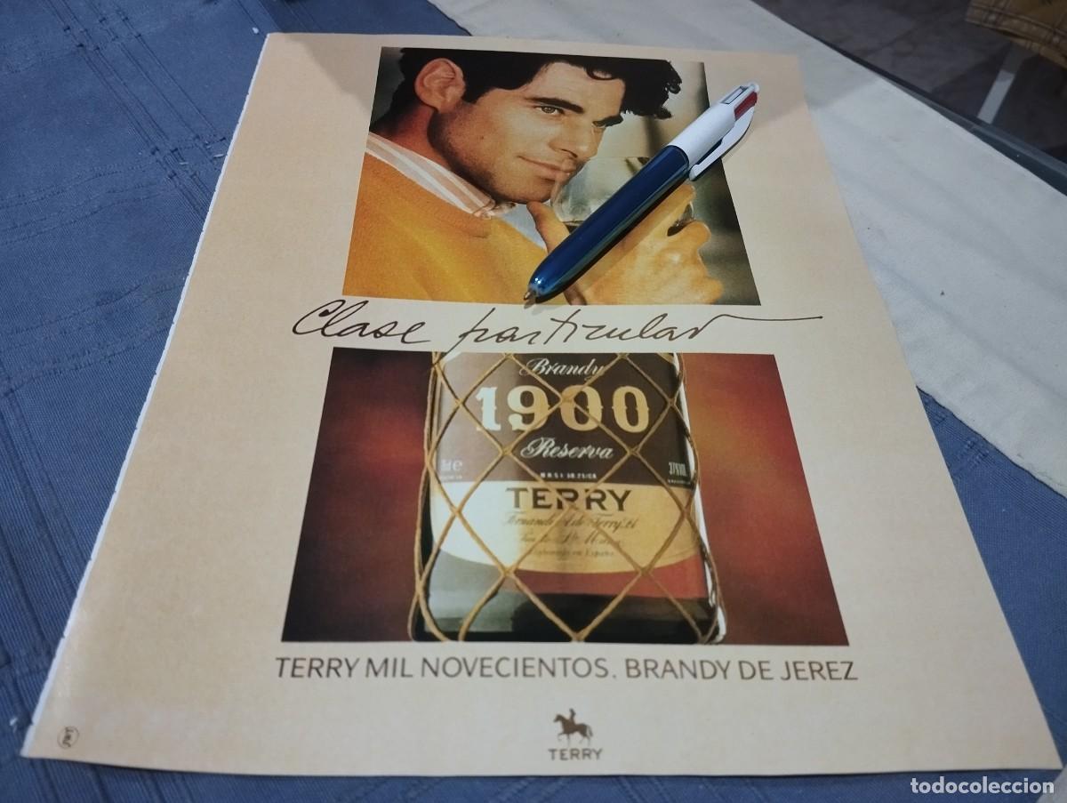 Collection of wines and liquors: TERRY 1900 RESERVA CLIPPING ANUNCIO PUBLICIDAD REVISTA 1990